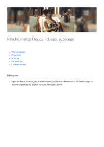 Psychoanaliza Freuda id ego supe