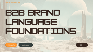 B2B Brand Language Foundations