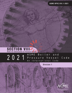 ASME BPVC 2021 Section VIII div. 1