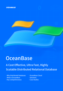 OceanBase+-White+Paper-Distributed+Database