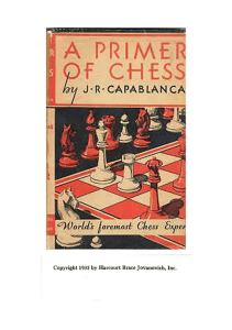 J.R. Capablanca - A Primer of Chess (1935)