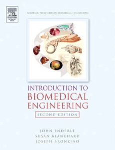 ebook - Introduction to Biomedical Engineering - John D. Enderle et al