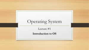 Operating system lect1