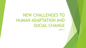 Q2 MELCS12NEW CHALLENGES TO HUMAN ADAPTATION AND SOCIAL CHANGE