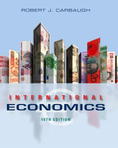 Robert J. Carbaugh - International Economics (15Ed)