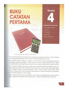 Buku Catatan Pertama: Accounting Textbook Page