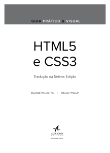 HTML5 e CSS3 Traducao da Setima Edicao