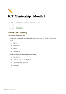 ICT Mentorship  Month 1