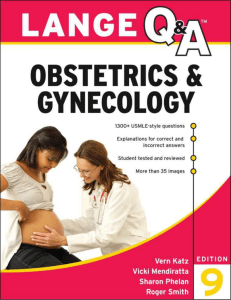 Lange Q&A  Obsetrics & Gynecology (2011)