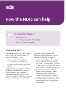 FS How the NDIS can help PDF