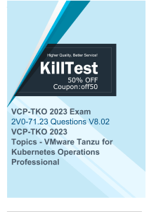 Trusted VMware 2V0-71.23 Exam Questions - Necessary for Quick 2V0-71.23 Preparation