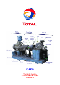 Total Pumps TRAINING MANUAL COURSE EXP-PR-EQ070