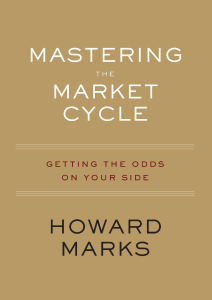 mastering the market cycle by howard marks