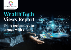 TWM WealthTech Views Report - Engaging Clients (June 2020)
