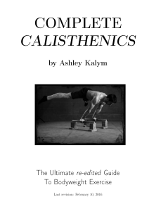 Ashley Kalym - Complete Calisthenics - reedited 2016