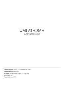 UMI ATHIRAH