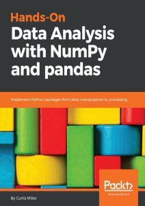 Hands-On Data Analysis with NumPy and pandas - Curtis Miller