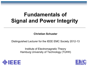Fundamentals of Signal and Power Integrity