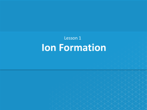 CA Lesson 1 Ion Formation (1)