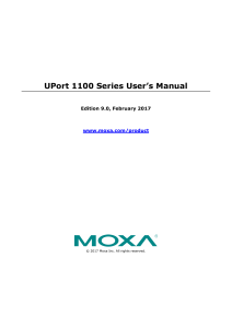 UPort 1100 Series Users Manual v9  26111096