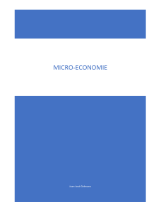 SV Micro-economie