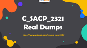 C SACP 2321 SAP Analytics Cloud Planning Real Dumps