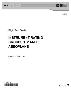 TP9939E-Instrument Rating Flight Test Guide