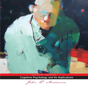 John R. Anderson - Cognitive Psychology and its Implications, 7th Ed. (2009)