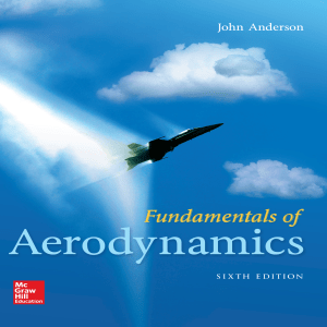 Fundamentals of Aerodynamics 6th Edition