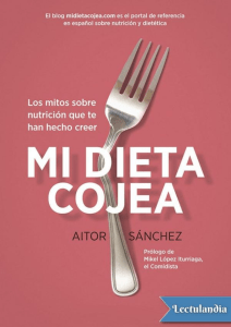 Mi dieta cojea - Aitor Sanchez Garcia