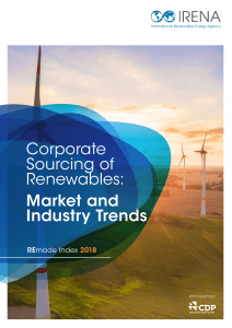 IRENA Corporate sourcing 2018