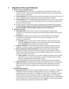 Model Rules of Professional Responsibility Study Guide