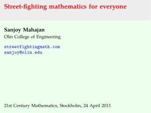 21st-C-Math-Street-fighting-Mathematics-Mahajan