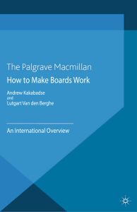 How to Make Boards Work An International Overview (Andrew Kakabadse, Lutgart Van den Berghe (eds.)) (Z-Library)