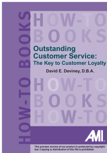 Oustanding Customer Service