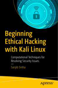 Ethical Hacking with Kali Linux Textbook