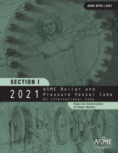 ASME BPVC 2021 Section I