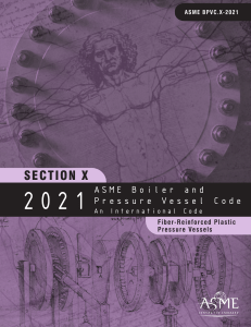 ASME BPVC 2021 Section X