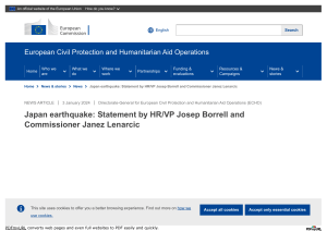 civil-protection-humanitarian-aid ec europa eu news-stories news japan-earthquake-statement-hrvp-josep-borrell-and-commissioner-janez-lenarcic-2024-01-03 en