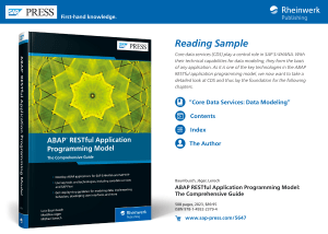 reading sample sap press ABAP RESTful Application Programming Model