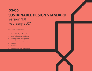 DS-05 Sustainable Design Standard v1.0