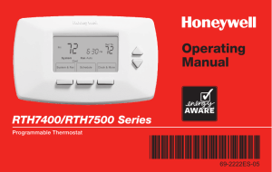Honeywell RTH7500
