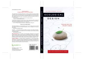 ecological design 10th edition