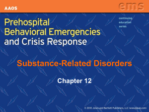 Prehospital Behavioral Emergencies and Crisis Response PPT