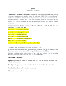 Database Transaction Processing: ACID Properties & Schedules