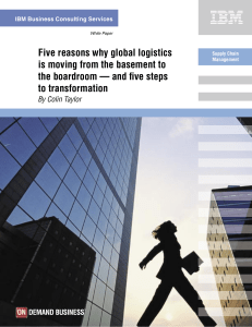 5 reasons why Logistics is important, ARTICLE