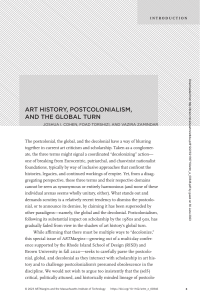 Art History, Postcolonialism, And The Global Turn - Joshua I. Cohen, Foad Torshizi, And Vazira Zamindar