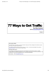 77 Ways To Get Traffic Pages 1-50 - Flip PDF Download   FlipHTML5