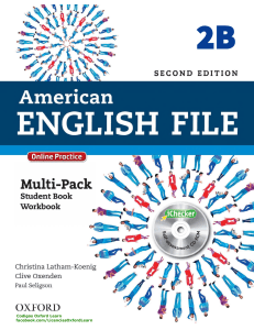 American English FILE 2B y WB Multipack
