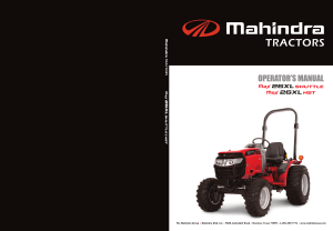 Mahindra MAX26XLHST Operators Manual